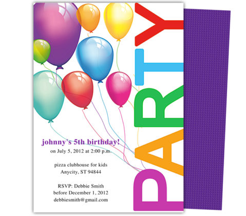 Kids Birthday Party Invitation Card Ideas For Your Child Special Day