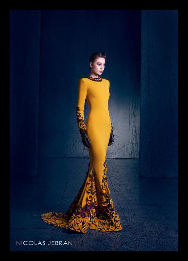 Nicolas Jebran Haute Couture Collection 2016 Evening Wear Dresses