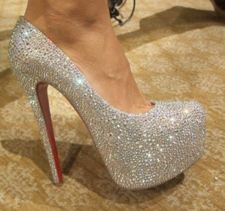 Rhinestone Heel Designs To Wear On Special Events