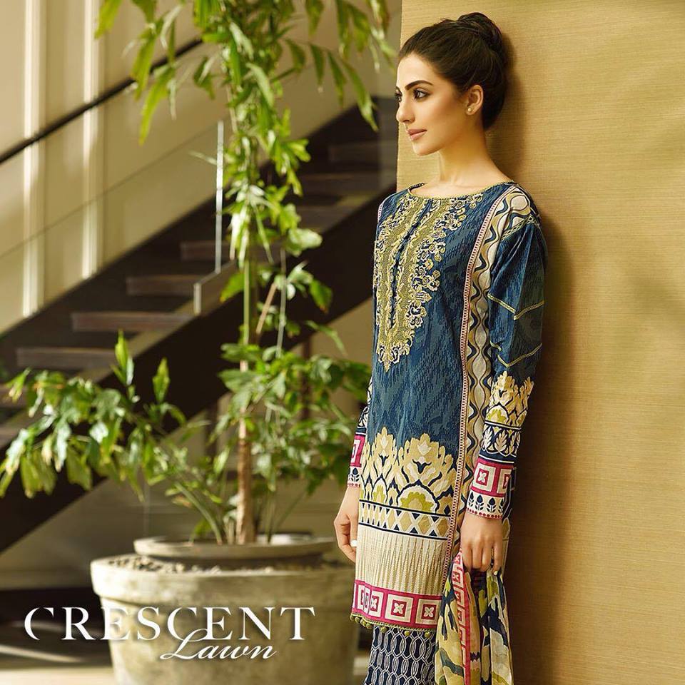 Crescent Lawn Faraz Manan Summer Dresses 2016 