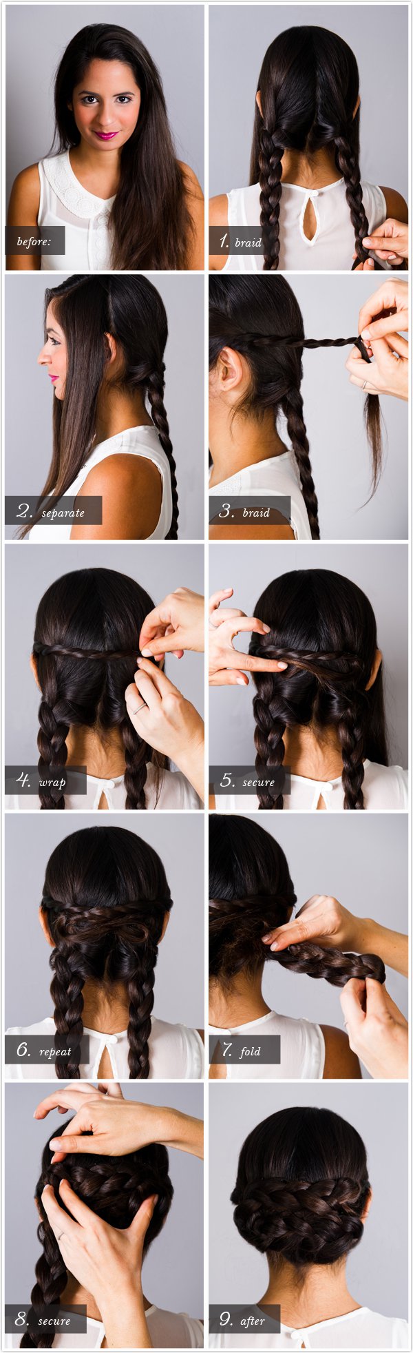 5 minutes hair tutorials