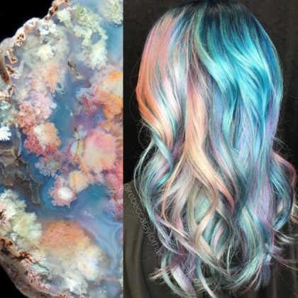 Geode Hair Trend Latest Style For This Season 2017