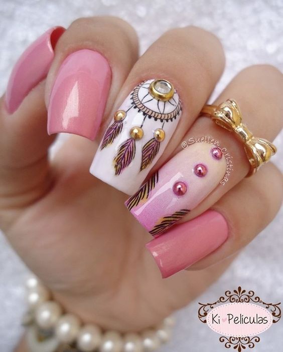 15 Pink Nail Designs That Will Make You Glamorous 