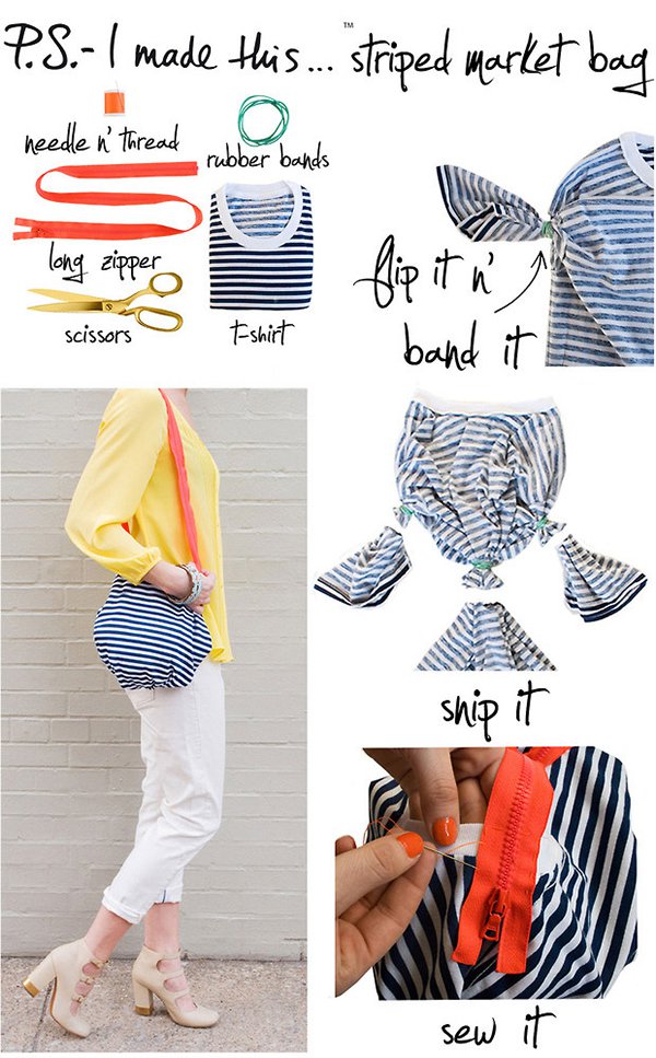 Creative DIY Bag Ideas From Old Clothes