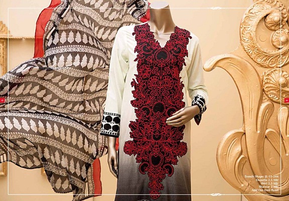 Newly Launched Eid Dresses By Junaid Jamshed For Girls 2015