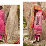 Semi Sitched Eid Lawn Dresses For Girls By Salitex 2015