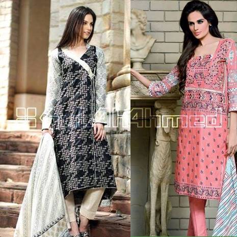 Colorful Eid Ul Fitr Collection Party Dresses For Girls By Gul Ahmed