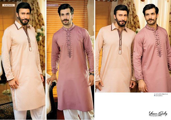 Eid Wear Men Kurta Designs By Rivaj Fabrics 2015