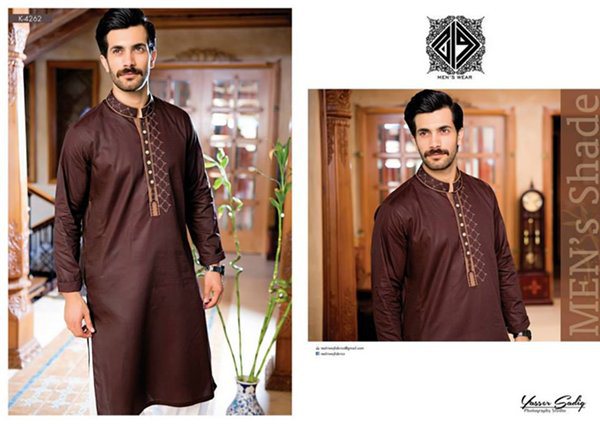 Eid Wear Men Kurta Designs By Rivaj Fabrics 2015