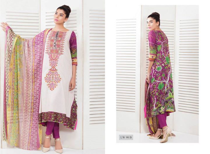 Summer Lawn Shalwar Kameez Designs By Riaz Arts 2015