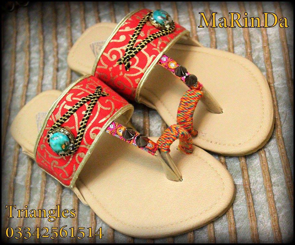 Casual Chappal Designs For Women By Triangle 2015