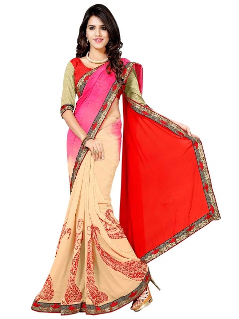 Casual Wear Indian Saree Designs 2015