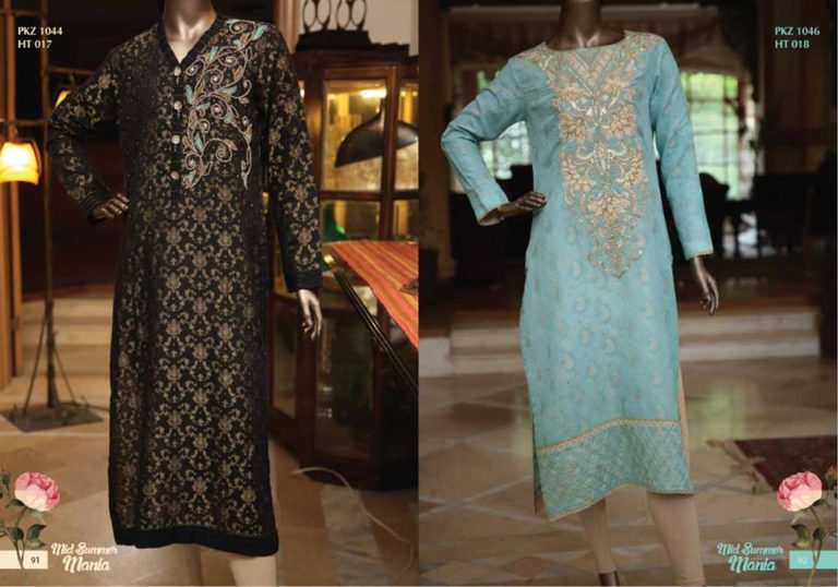 Midsummer Jacquard Kurtis By J. 2015-16