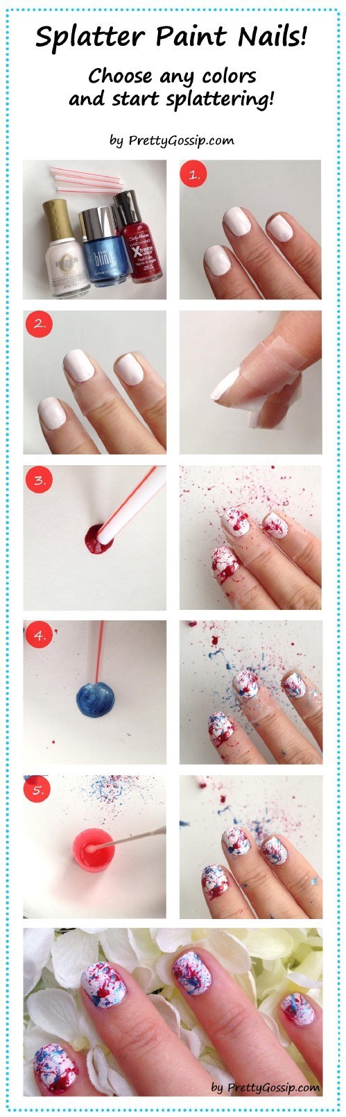 dotted nail art