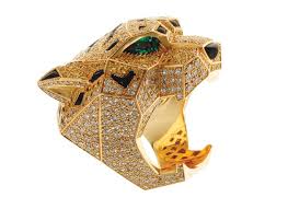 Animal Face Diamond Ring Designs 2015