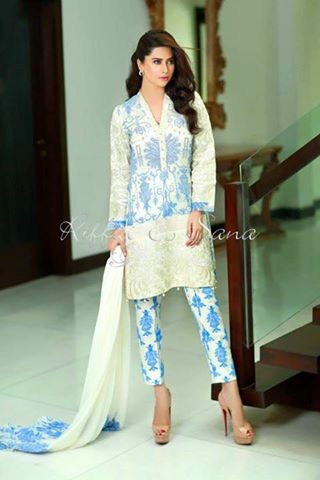 Autumn Formal Wear Dresses By Sana Salman 2015-16