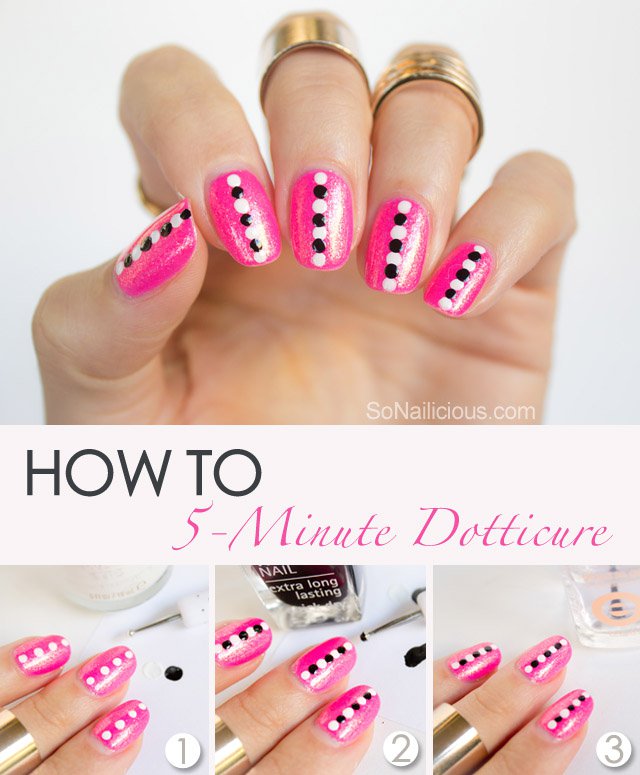 Colorful Nails Step By Step Nail Art Tutorial 