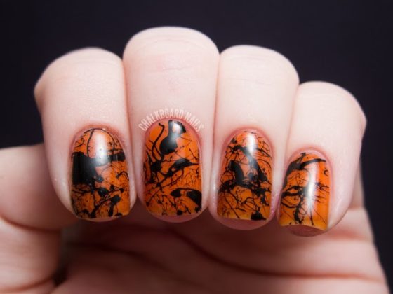 scary nail art