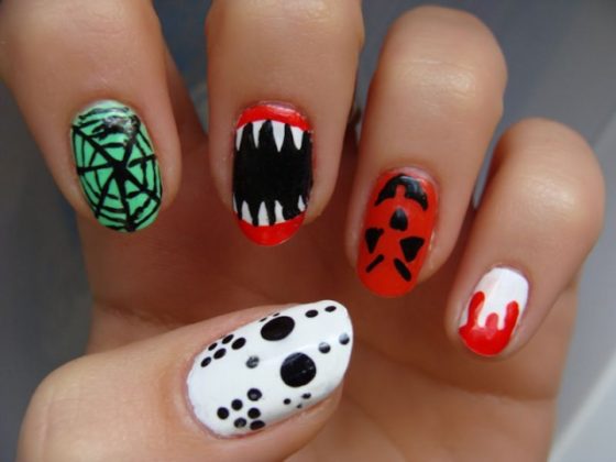 halloween nail art