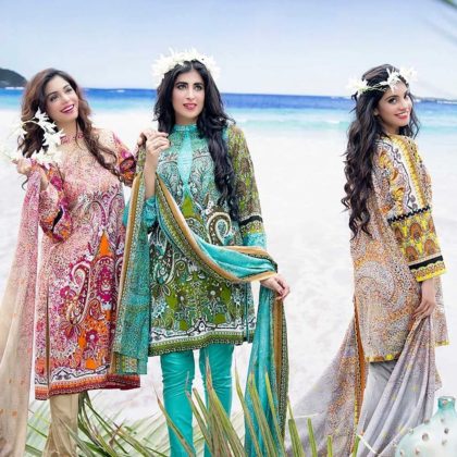 Eid Ul Azha Printed Kameez By Ittehad Textiles 2015-16