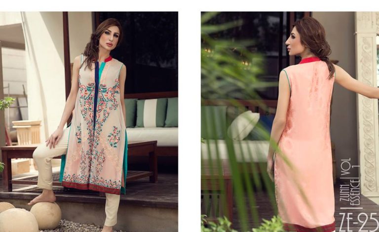 Embroidered Party Wear For Women By Zunn 2015-16