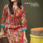 Poetic Roses Collection Cambric Kurtis By Khaadi 2015-16