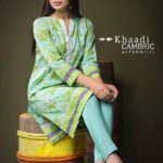 Poetic Roses Collection Cambric Kurtis By Khaadi 2015-16