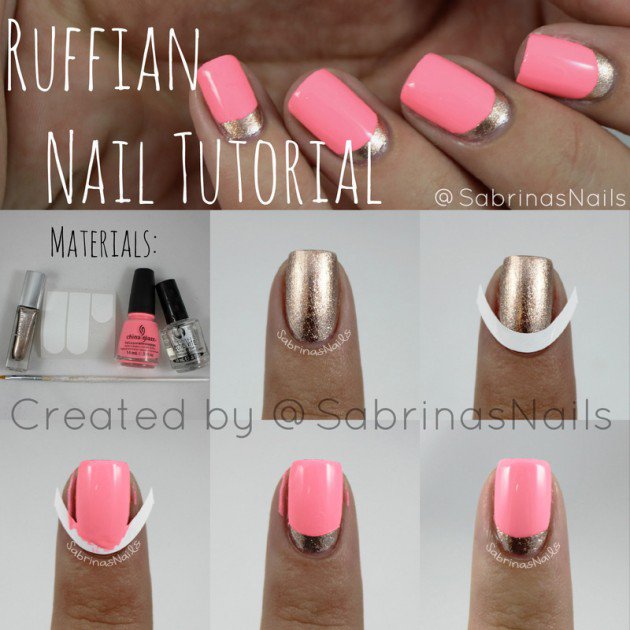 Ruffian Style Nail Art Tutorial To Try This Season