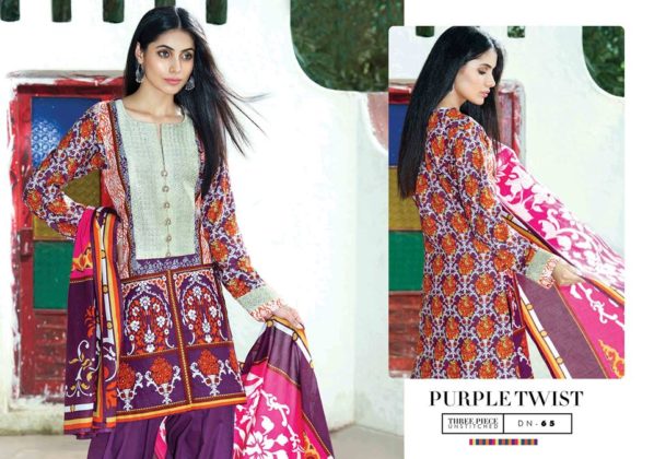 Three Piece Eid Dresses By Bonanza 2015-16