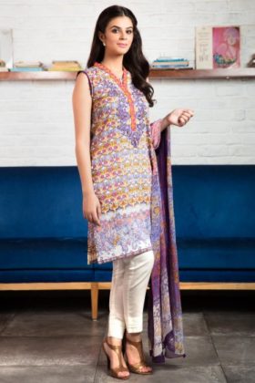 Winter Cambric Kurtis By Zeen 2015-16