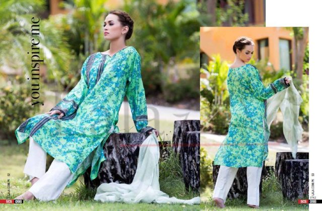 Cotton Shalwar Kameez By Sana Samia 2015-16