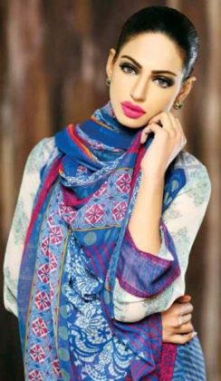 Crinkle Shalwar Kameez For Women By Shariq 2015-16