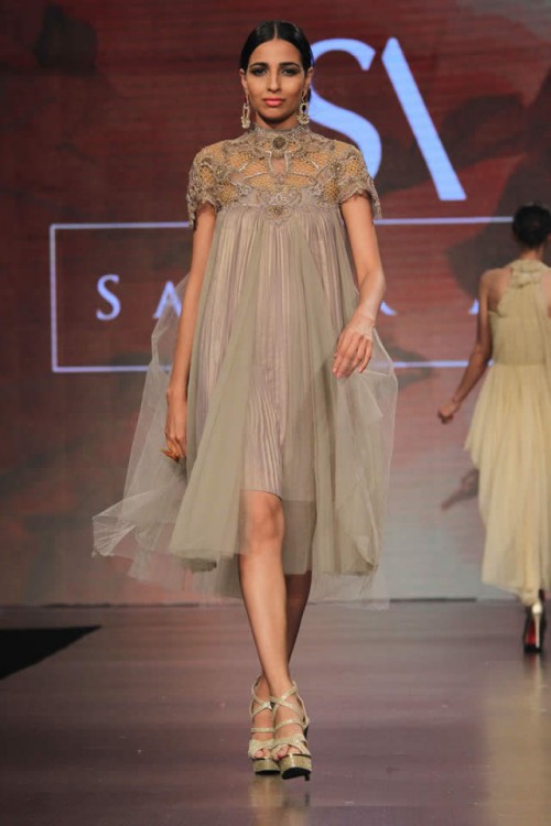 Evening Wear Pakistani Dresses By Sahar Arif 2015