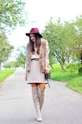 faux fur vests