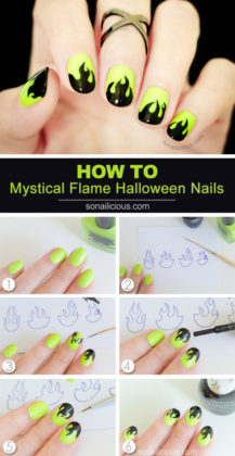 halloween nail tutorials