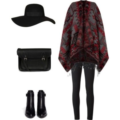 winter polyvore combos