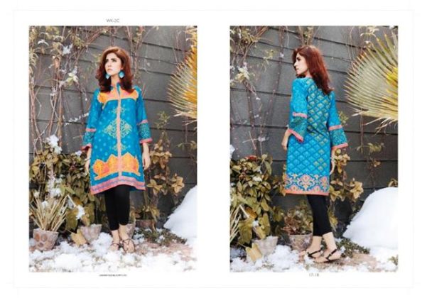 Winter Pret Kurtis For Girls By LSM Fabrics 2015-16