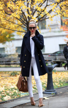 black coat trend