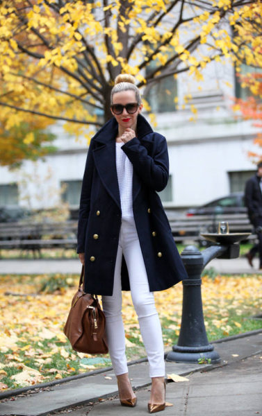 black coat trend