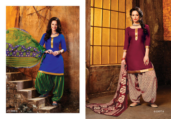 Cotton Patiala Salwar Suits 2016 For Indian Women