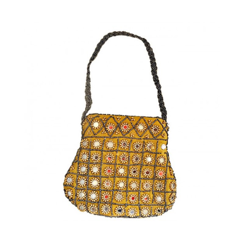 Handmade Mirror Work Handbags Designs For Stylish Girls