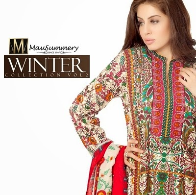 Mausummery Winter Collection 2015 For Pakistani Women
