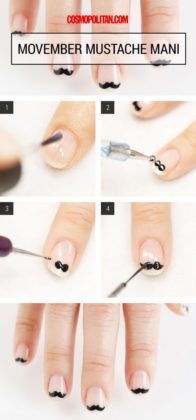 Mustache Nail Design Ideas To Try This Season