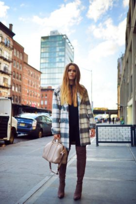 Plaid Coat Designs For This Winter