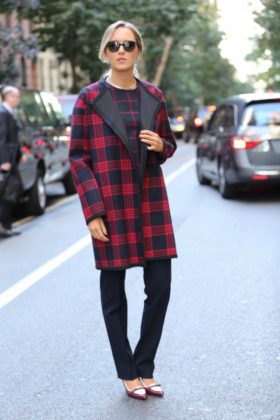 Plaid coats for women