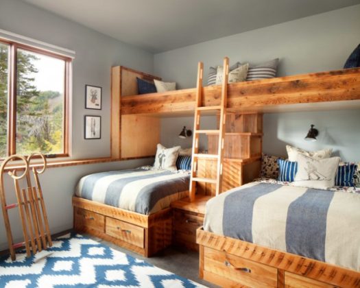 Kids rustic bedroom