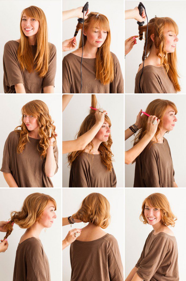 Step By Step Faux Bob Hair Tutorials For Holiday Season Styling