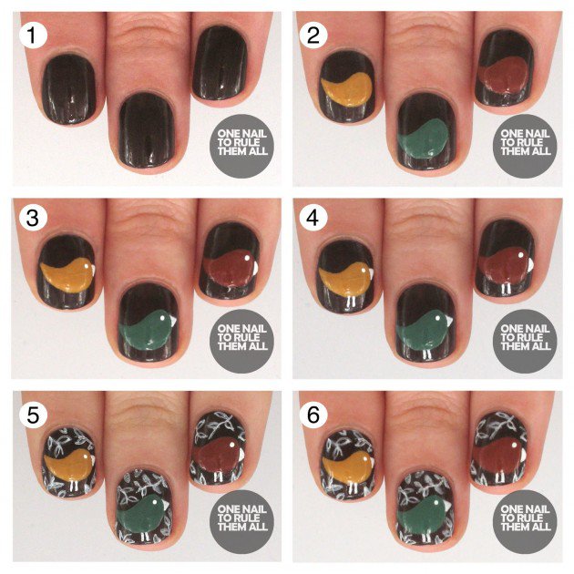 Step By Step Winter Nail Tutorials To Copy This Season