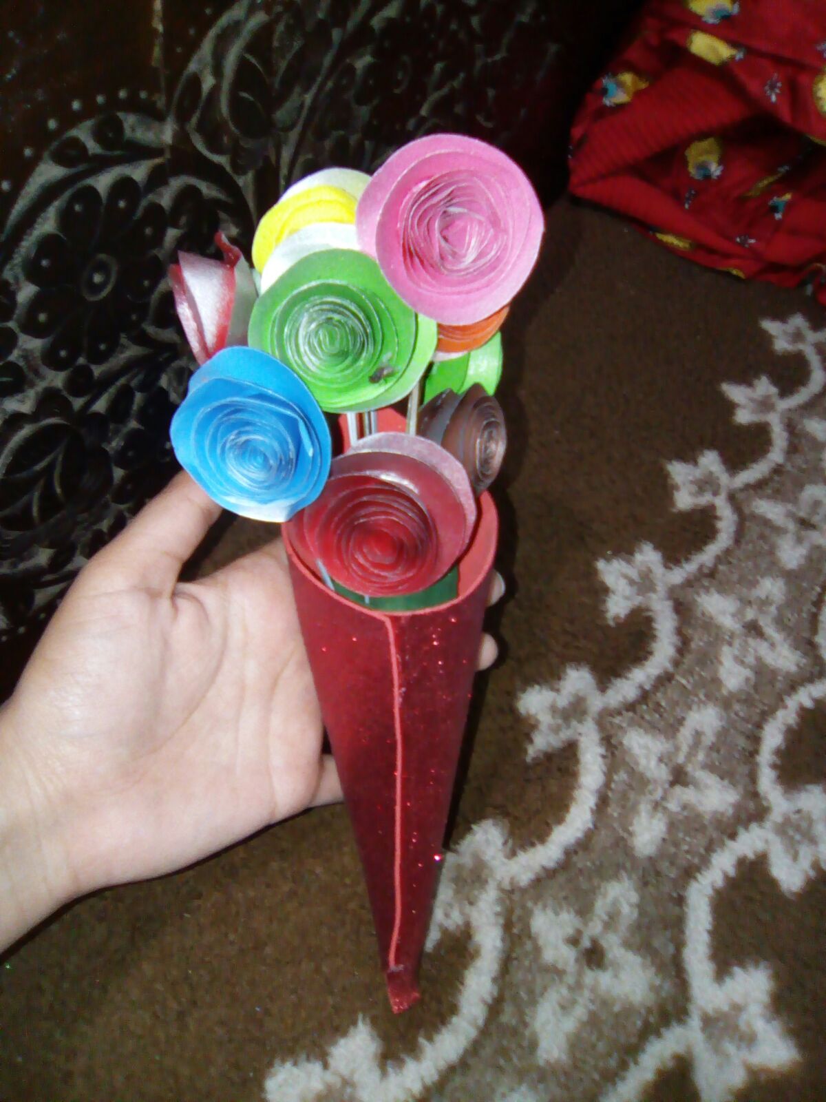 DIY Paper Flower Bouquet Tutorial