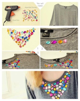 DIY Embellished Women Sweater Ideas To Customize Your Sweater